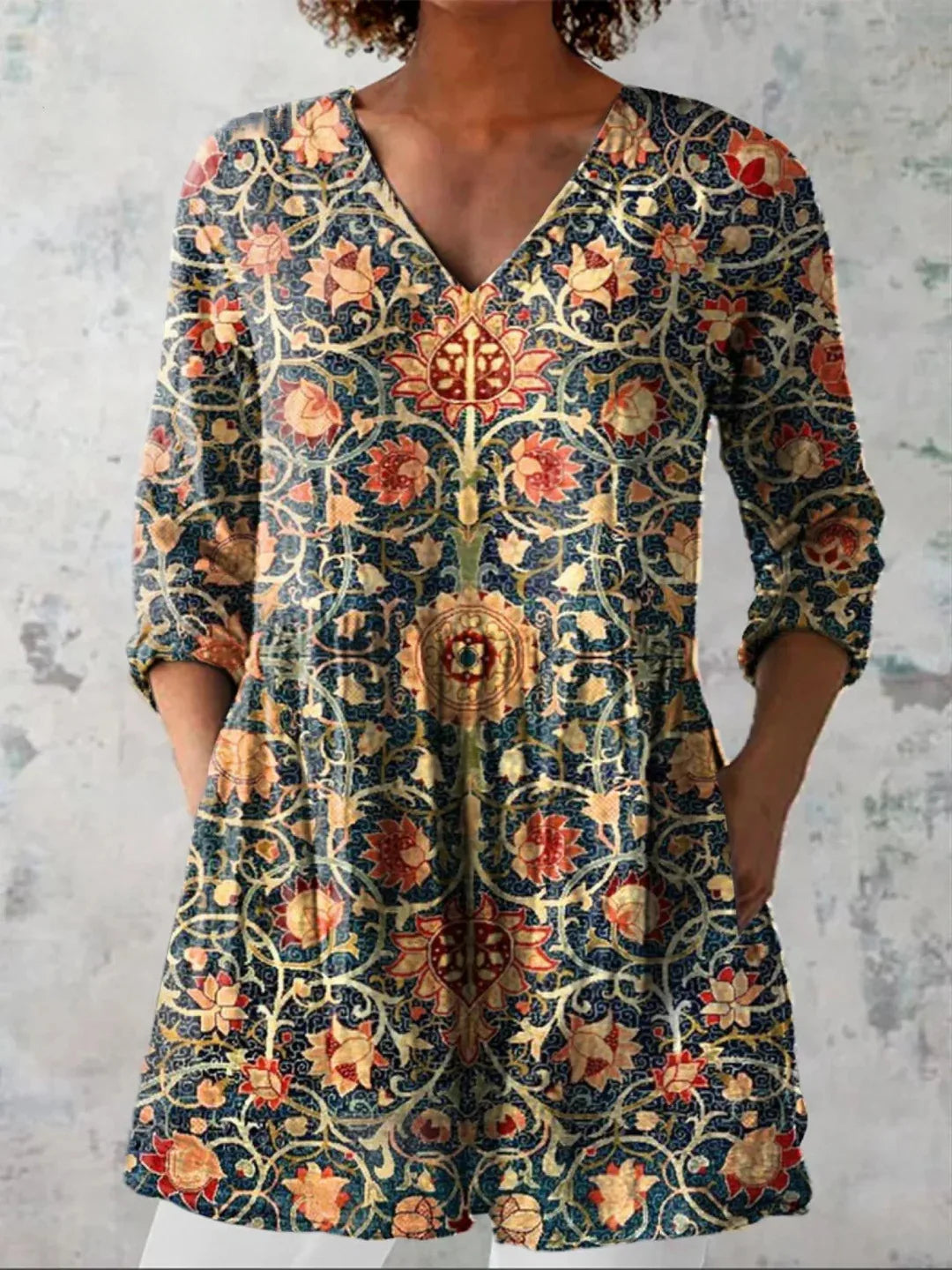 Chloe | Blusa larga con cuello en V