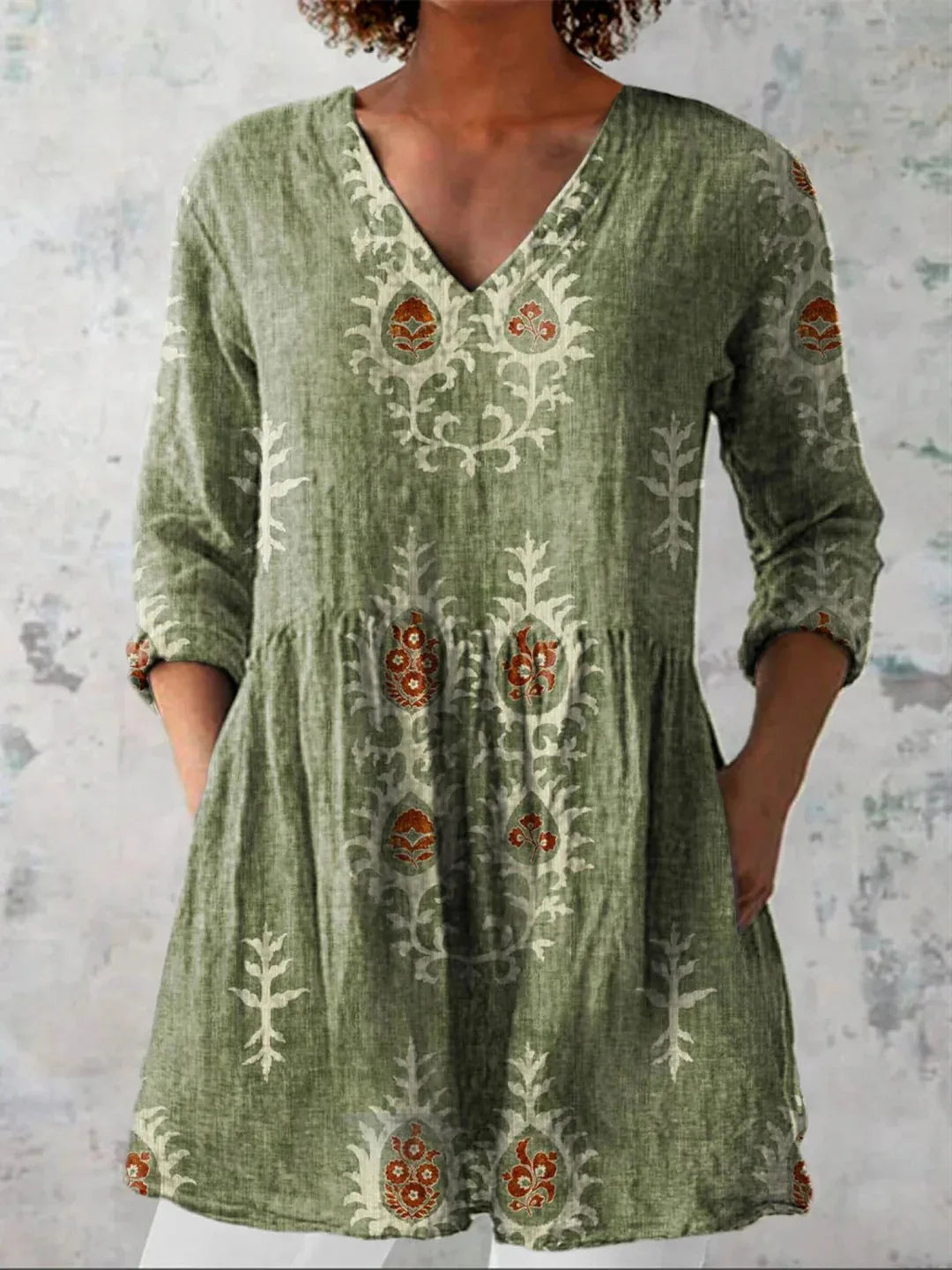 Chloe | Blusa larga con cuello en V